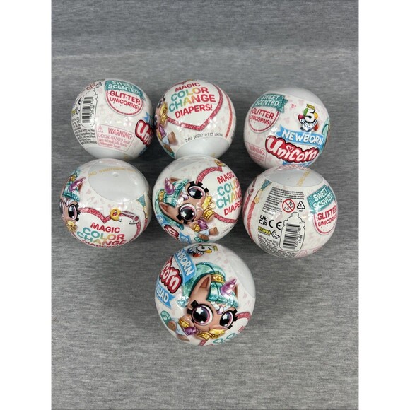 Zuru 5 Surprise Unicorn Squad Color Change Mystery 7 Capsules NEW - Picture 2 of 6